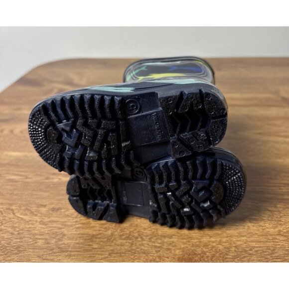 Carter's Boy's Rocky Rain Boot Navy Shark Printed Size 5 Toddler - Picture 7 of 9